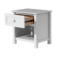 Jessica Bedside Table White