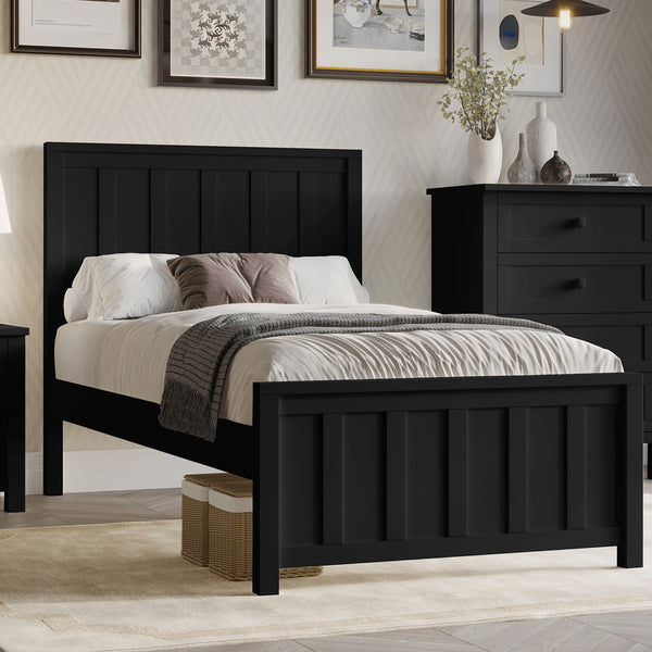 Jessica Double Size Bed Frame Black