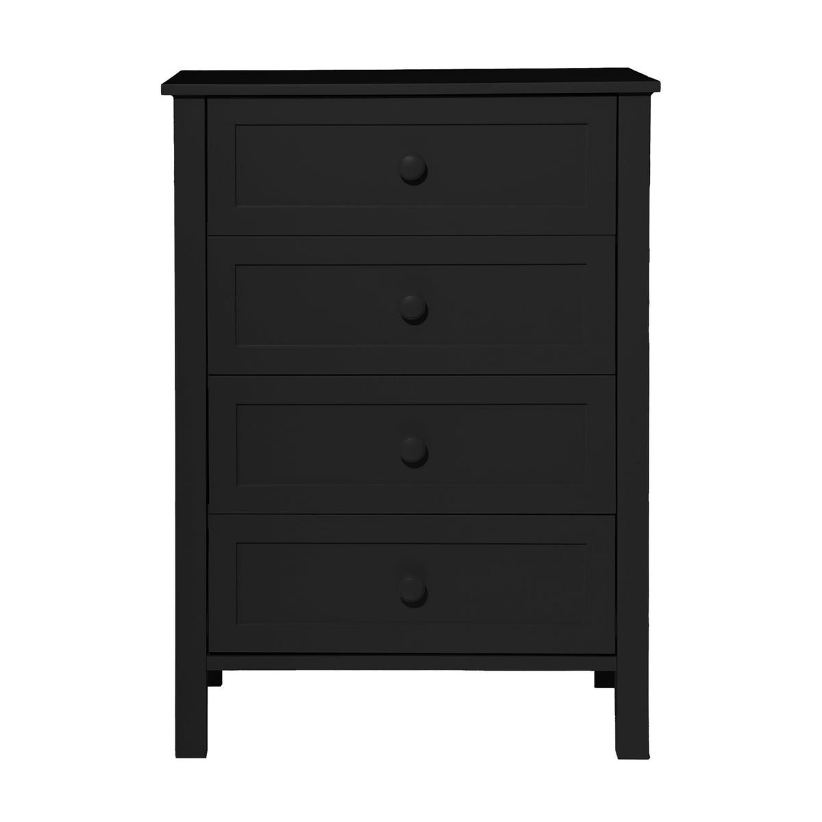Jessica Tallboy Chest of Drawers Black