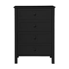 Jessica Tallboy Chest of Drawers Black