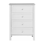Jessica Tallboy Chest of Drawers White