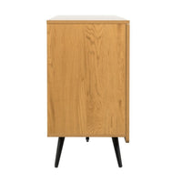 Jinan 160cm Sideboard Buffet Table Oak, side view