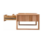 Jindy 120cm Coffee Table Natural Oak