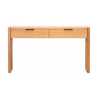 Jindy 140cm Console Table Natural Oak