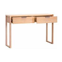 Jindy 140cm Console Table Natural Oak
