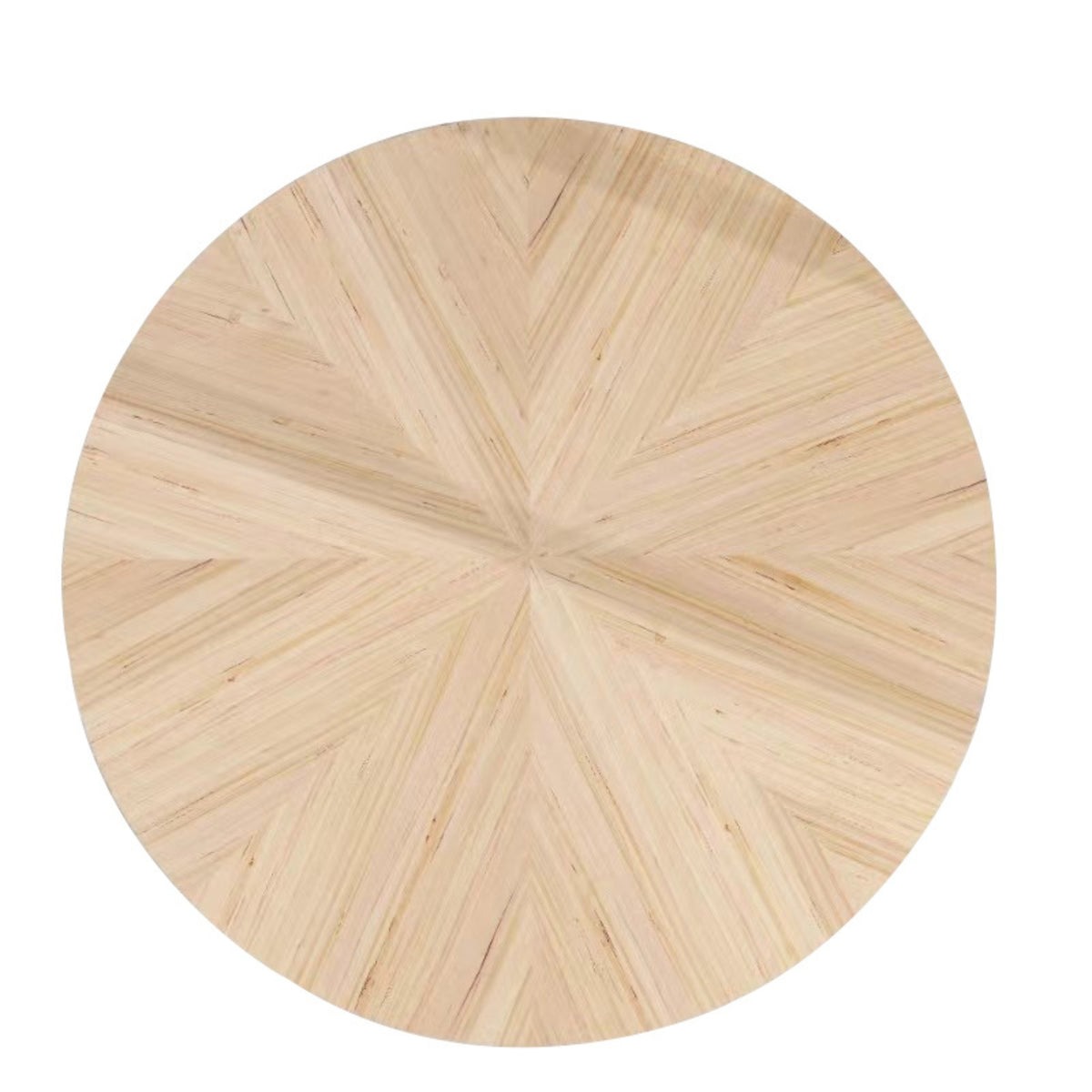 Jindy 160cm Round Dining Table Natural Oak