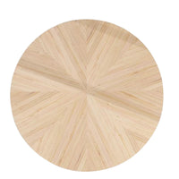 Jindy 160cm Round Dining Table Natural Oak