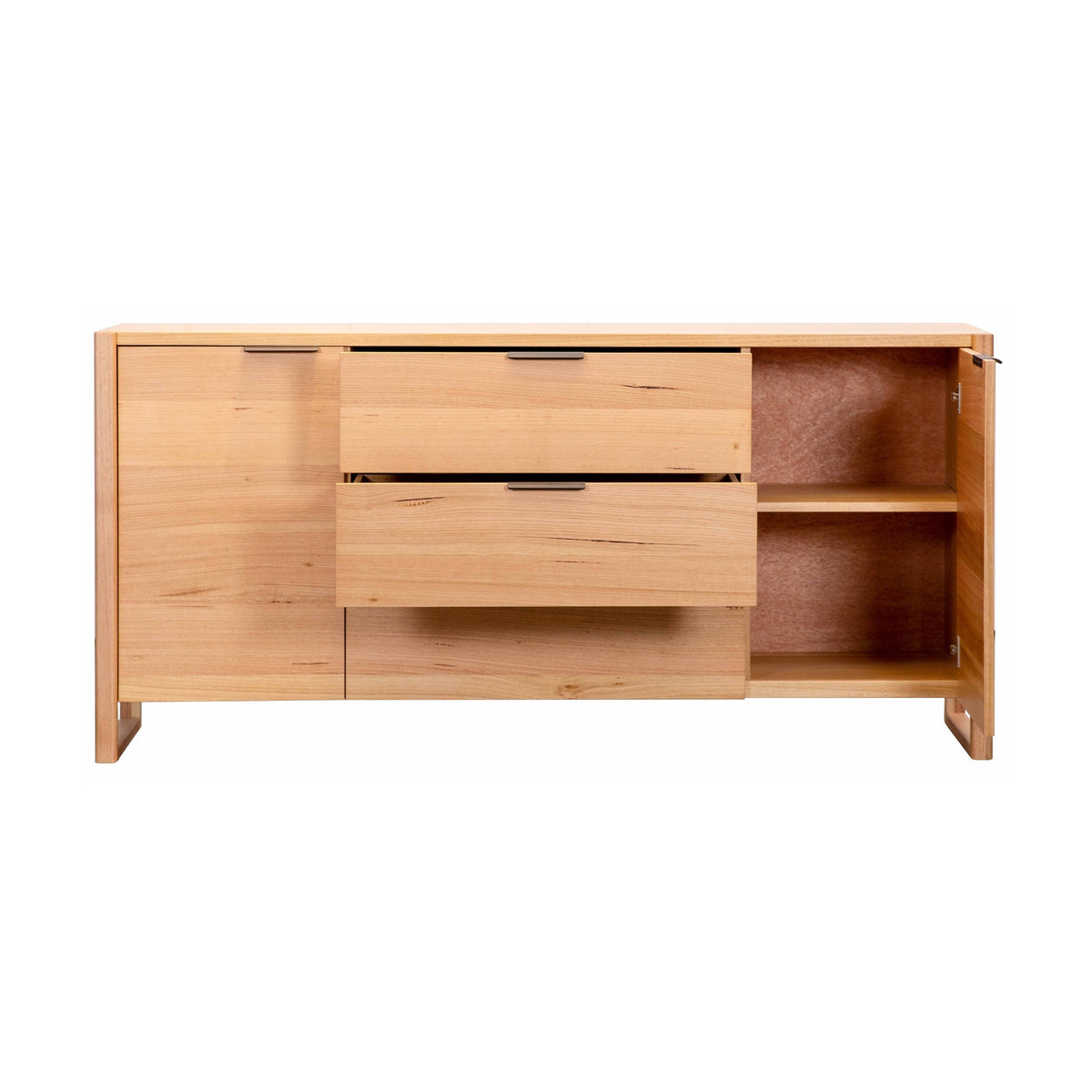 Jindy 180cm Buffet Table Natural Oak