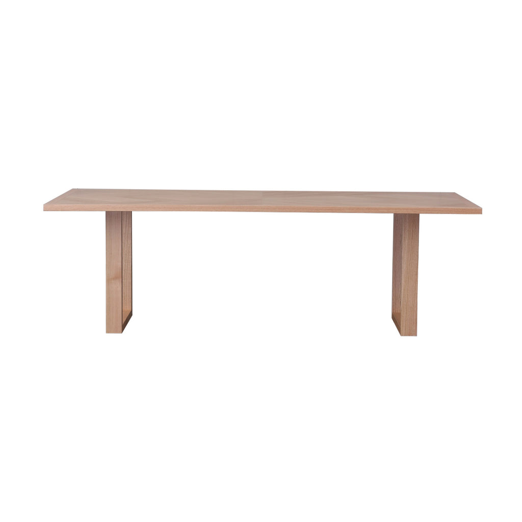 Jindy 190cm Dining Table Natural Oak