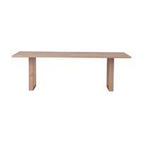 Jindy 190cm Dining Table Natural Oak