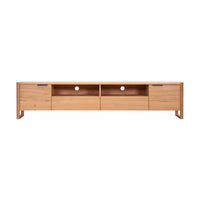 Jindy 240cm ETU Entertainment TV Unit Centre Natural Oak