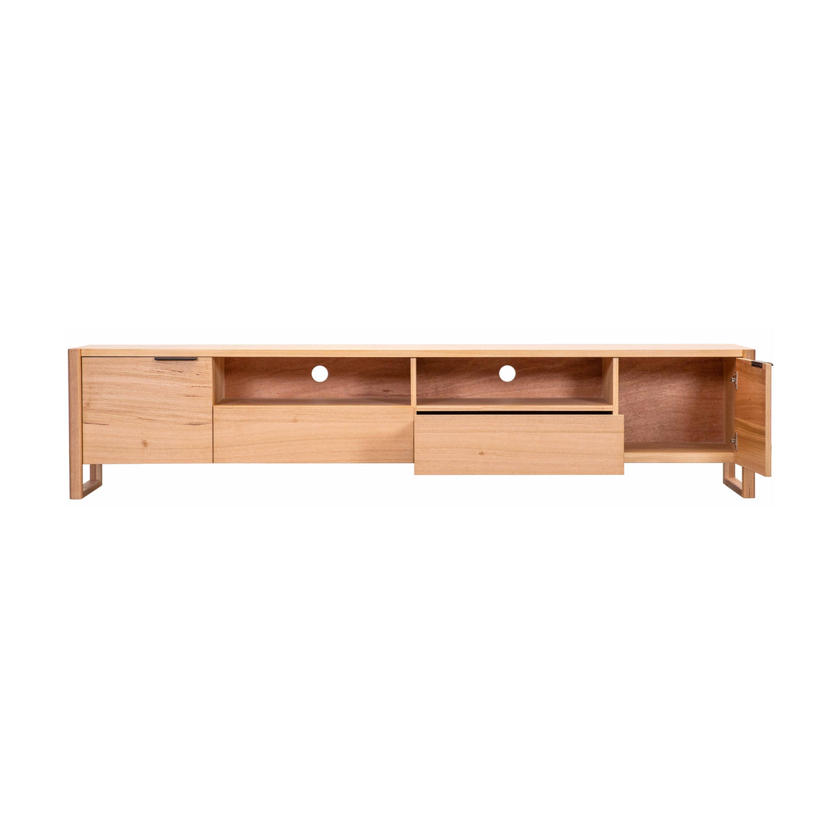 Jindy 240cm ETU Entertainment TV Unit Centre Natural Oak