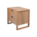 Jindy Bedside Table Natural Oak