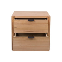 Jindy Bedside Table Natural Oak