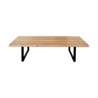 Jody 300cm Reclaimed Elm Wood Dining Table - Natural