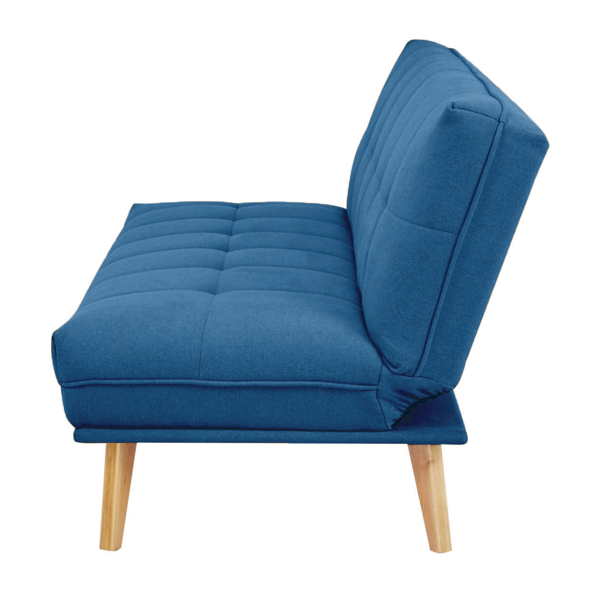 Jovie 3 Seater Fabric Sofa Bed Blue 