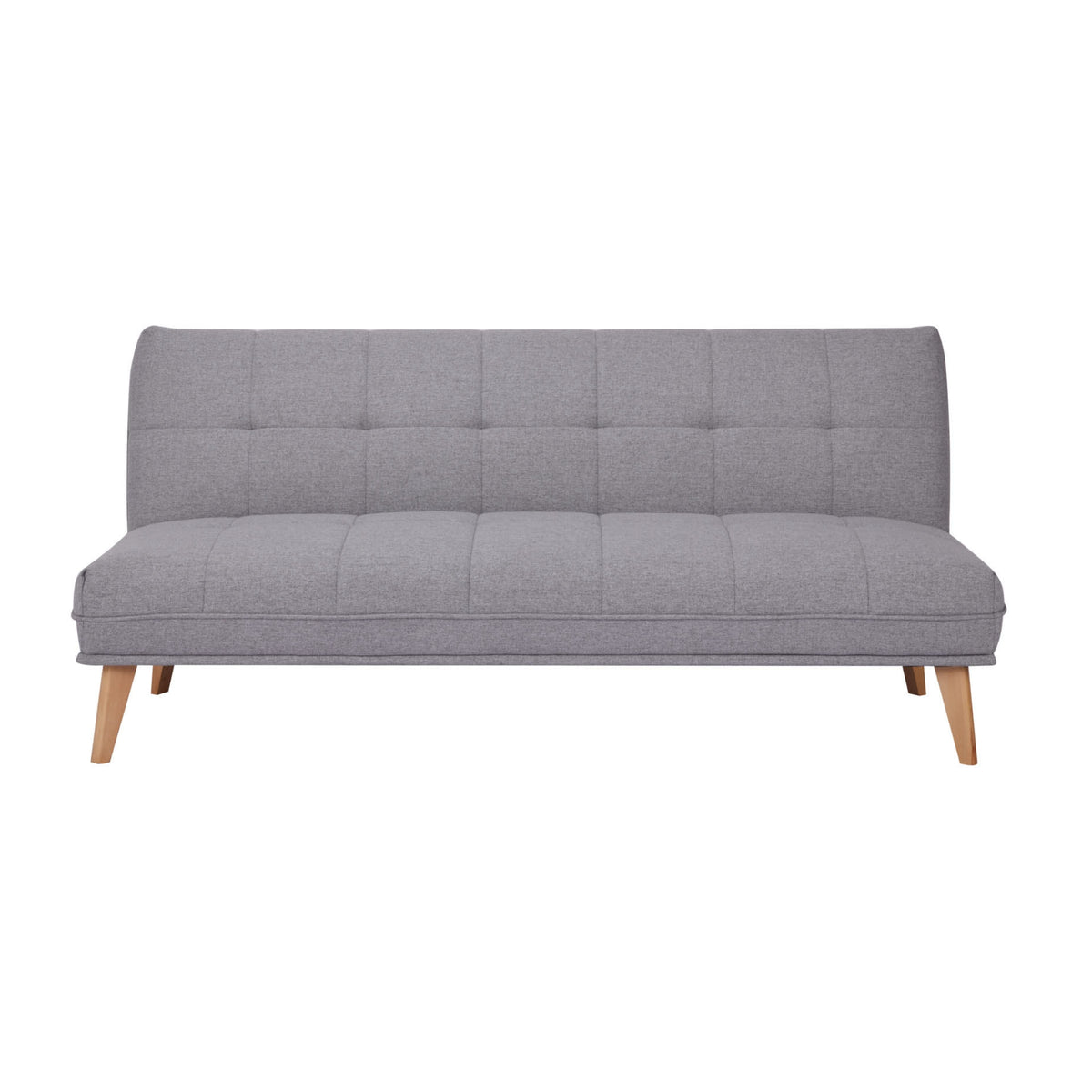 Jovie 3 Seater Fabric Sofa Bed Light Grey 
