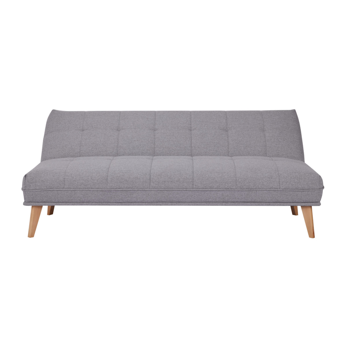 Jovie 3 Seater Fabric Sofa Bed Light Grey 