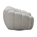 Juno Swivel Armchair Fabric Chair Beige