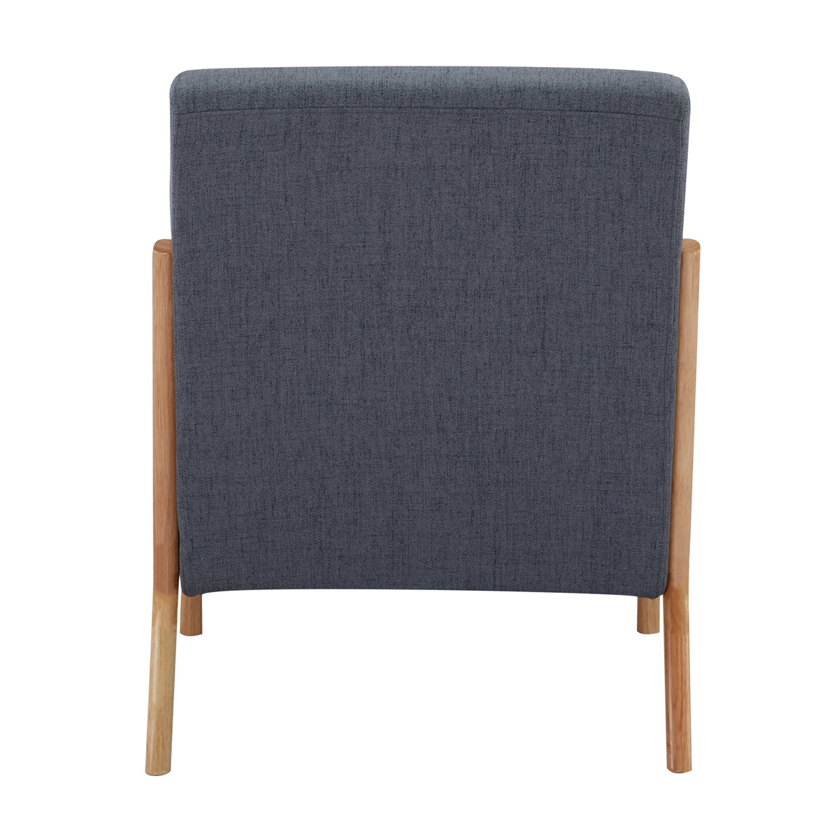 Kamden Pine Wood Armchair Charcoal 