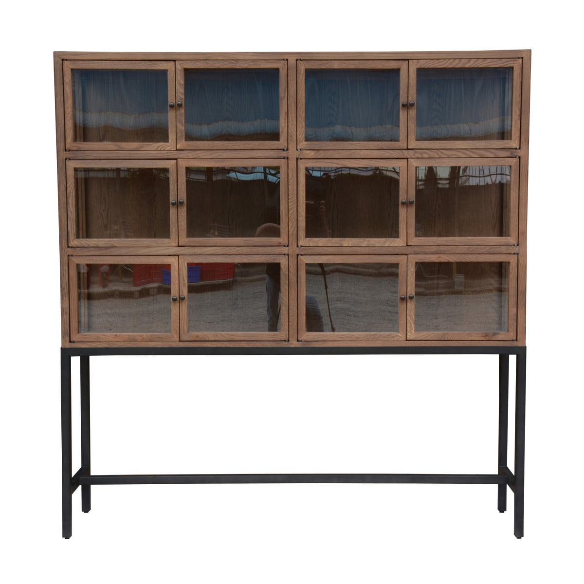 Kathmandu Large 175cm Storage Cabinet Grey