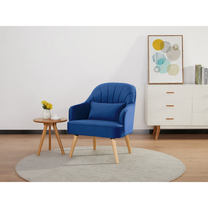 Keira Accent Chair Armchair Dark Blue 