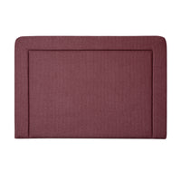 Kennedy 160cm Chenille Bedhead Queen Marsala