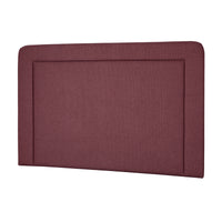 Kennedy 160cm Chenille Bedhead Queen Marsala