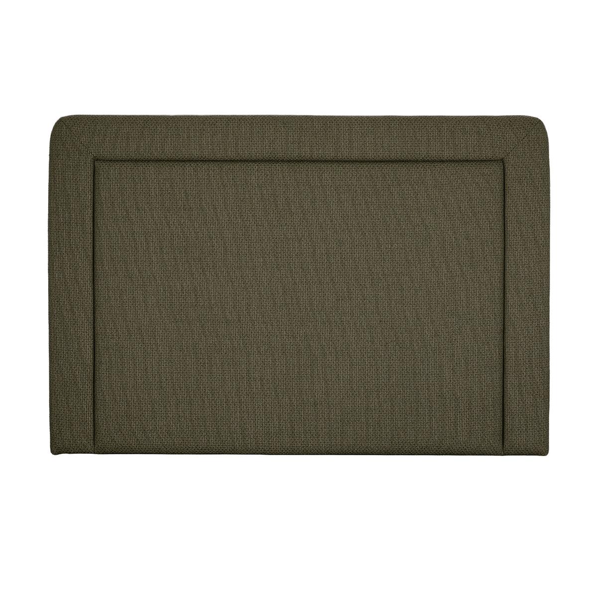 Kennedy 160cm Chenille Bedhead Queen Olive