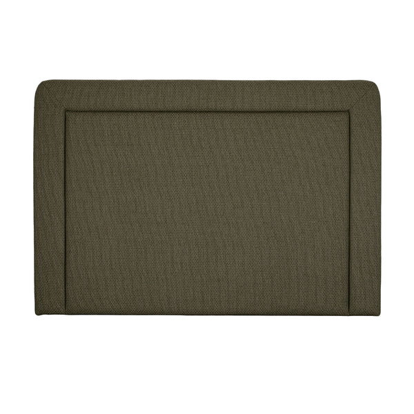 Kennedy 160cm Chenille Bedhead Queen Olive