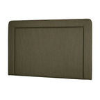Kennedy 160cm Chenille Bedhead Queen Olive