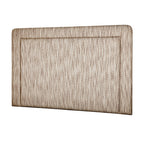 Kennedy 190cm Chenille Bedhead King Caramel