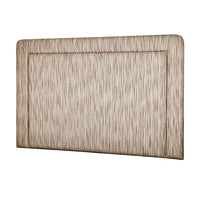 Kennedy 190cm Chenille Bedhead King Caramel