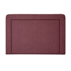 Kennedy 190cm Chenille Bedhead King Marsala