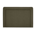 Kennedy 190cm Chenille Bedhead King Olive