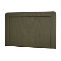 Kennedy 190cm Chenille Bedhead King Olive