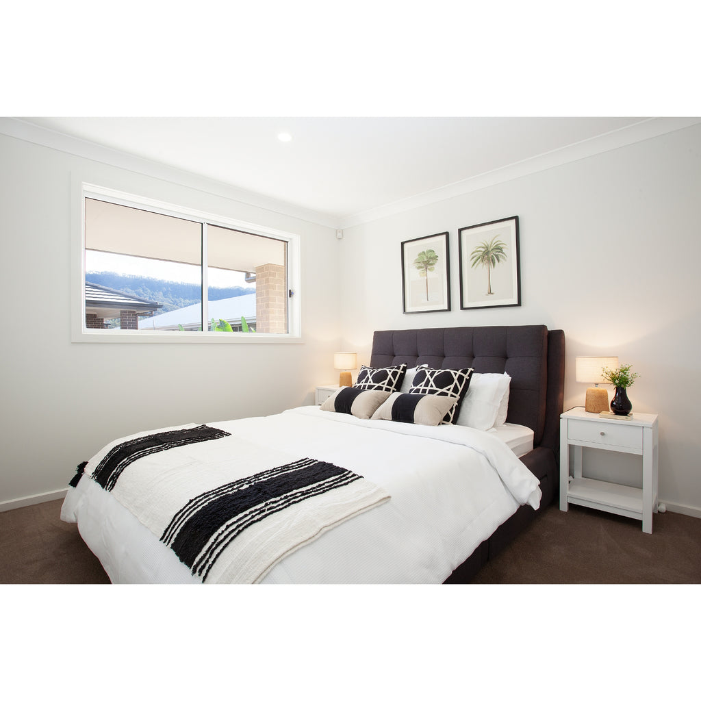 Kiama Bed Frame Grey Queen 