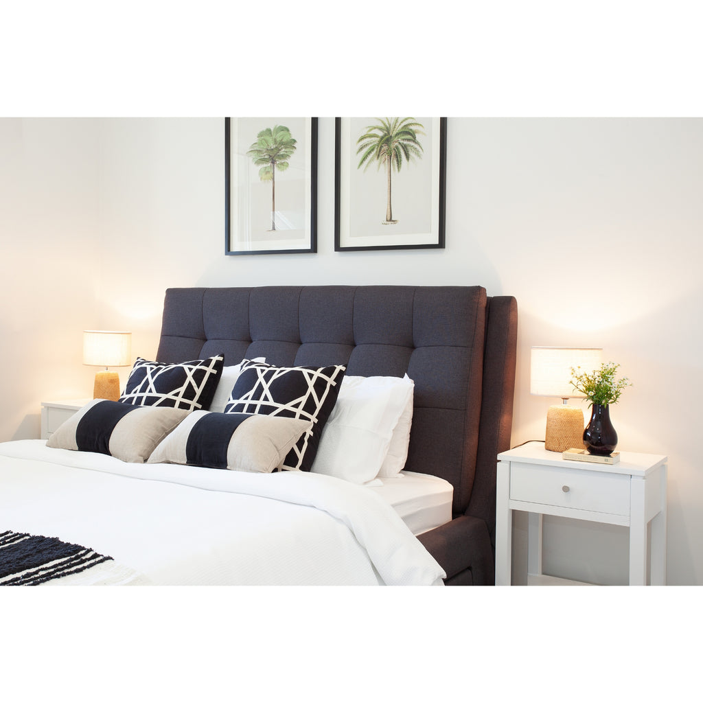 Kiama Bed Frame Grey Queen 