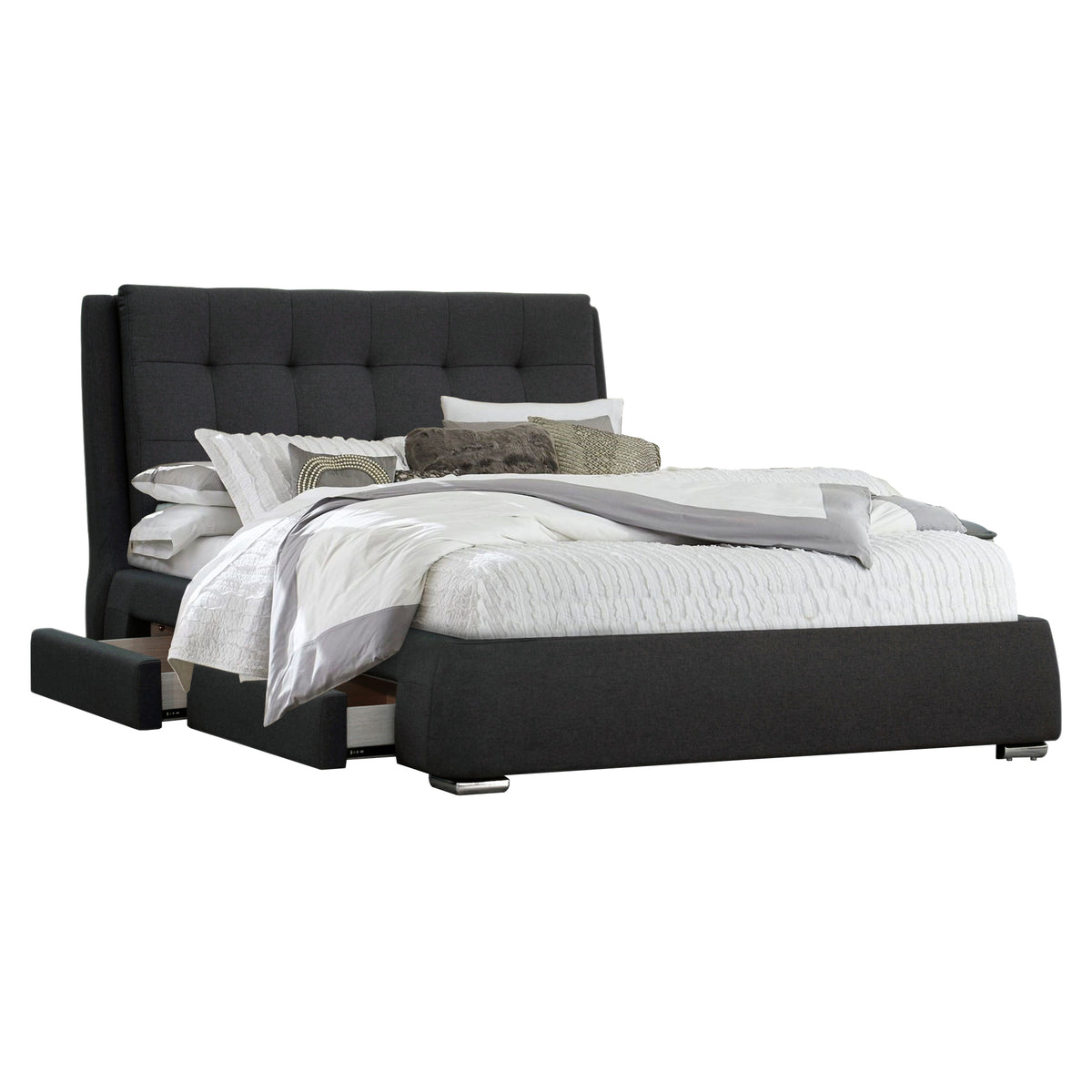 Kiama Bed Frame Grey Queen 