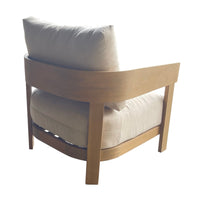 Kirra Outdoor 1 Seater Chair Sofa Lounge Acacia Timber Frame