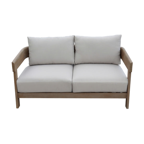 Kirra Outdoor 2 Seater Sofa Lounge Acacia Timber Frame