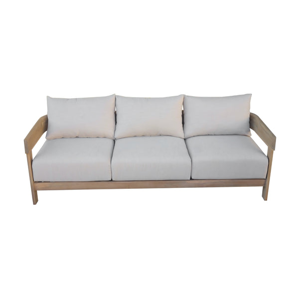 Kirra Outdoor 3 Seater Sofa Lounge Acacia Timber Frame