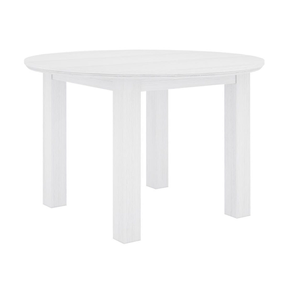 Laelia 120cm Round Dining Table Solid Acacia Wood  White