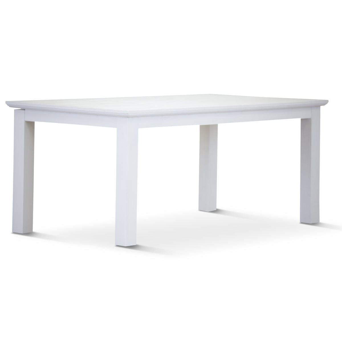 Laelia Dining Table 220cm Solid Acacia Timber Wood Coastal Furniture - White