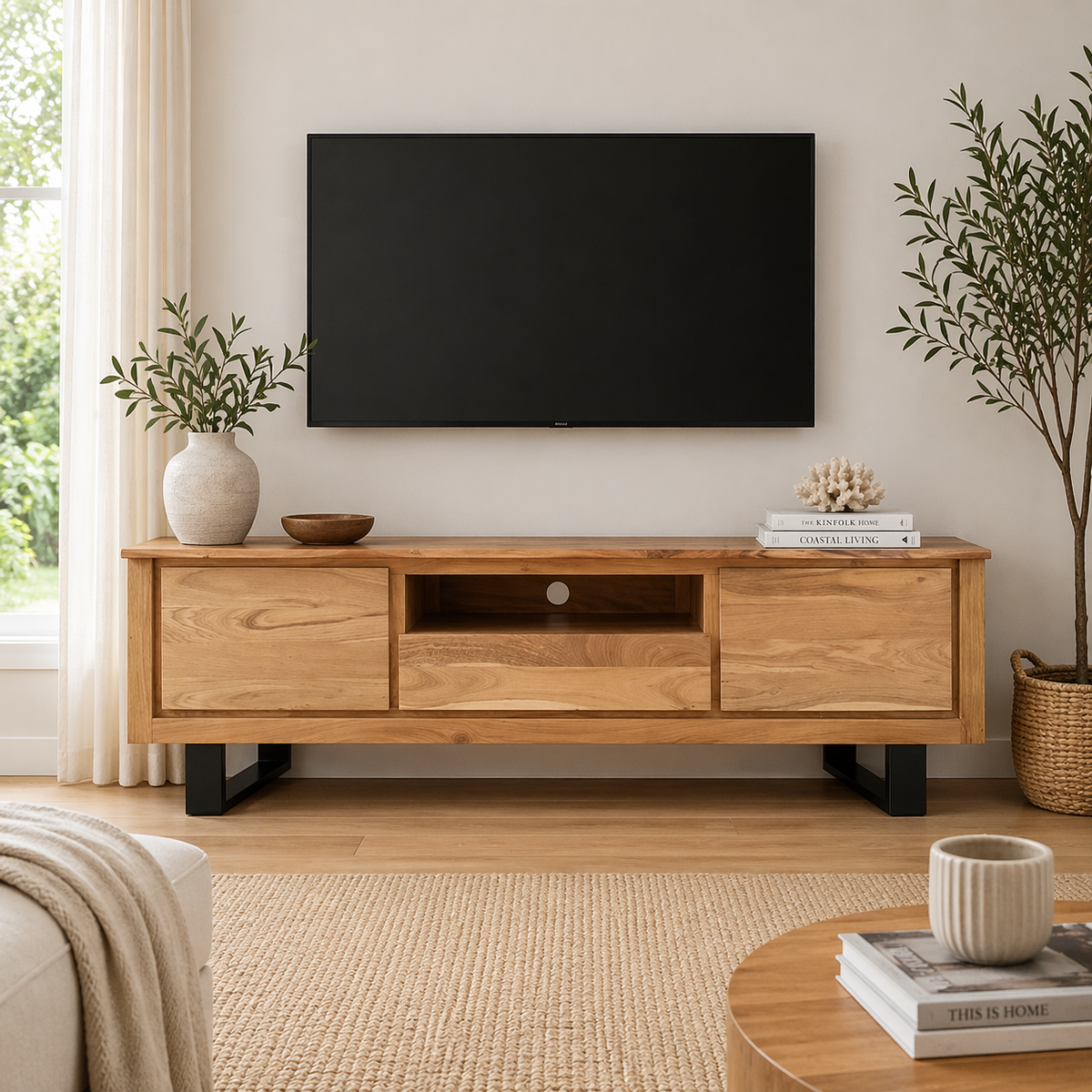 Lantana 170cm ETU Entertainment TV Unit Natural