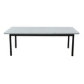 Lara 120cm Outdoor Coffee Table Glass Concrete Top
