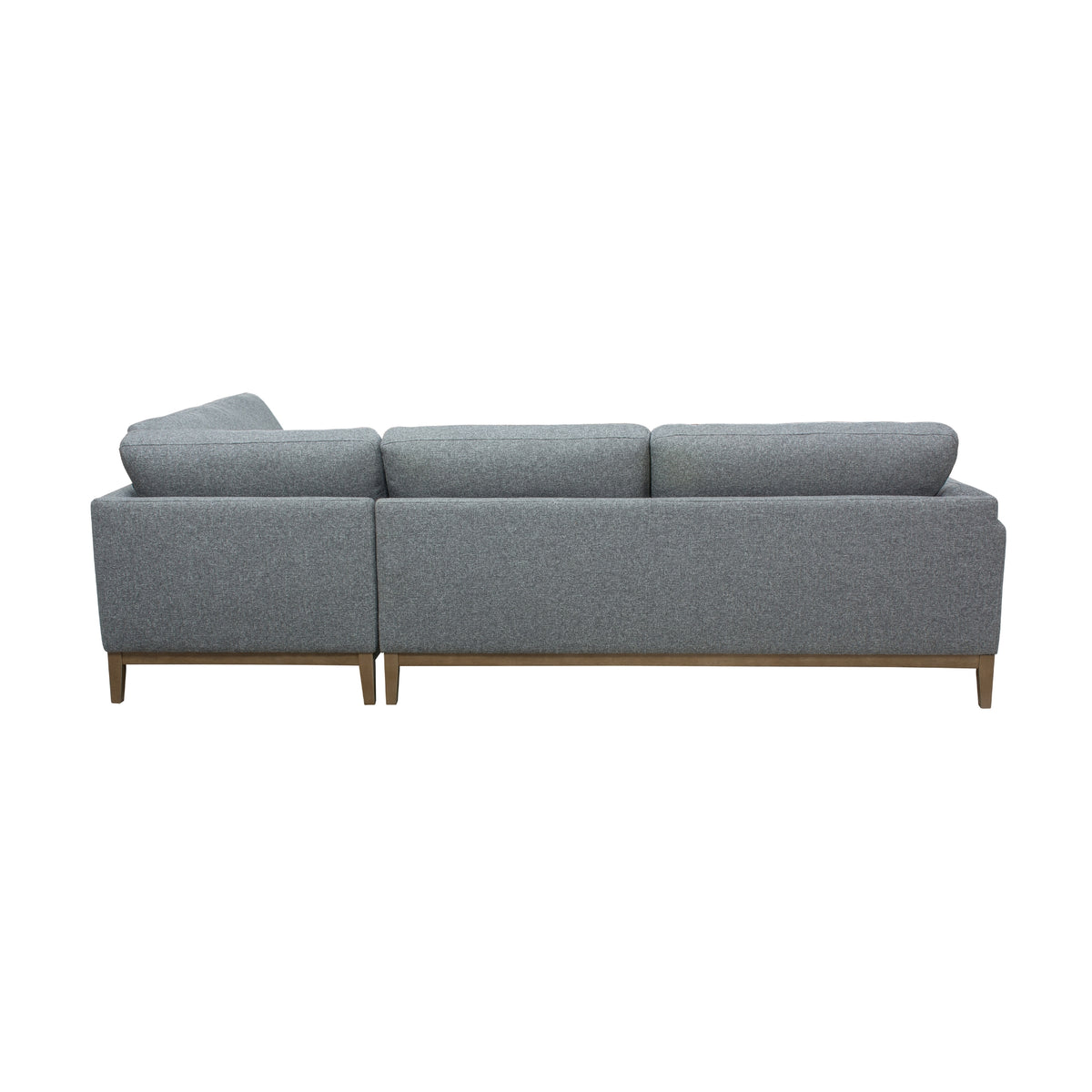 Laurie 3 Seater Fabric Sofa RHF Chaise Grey