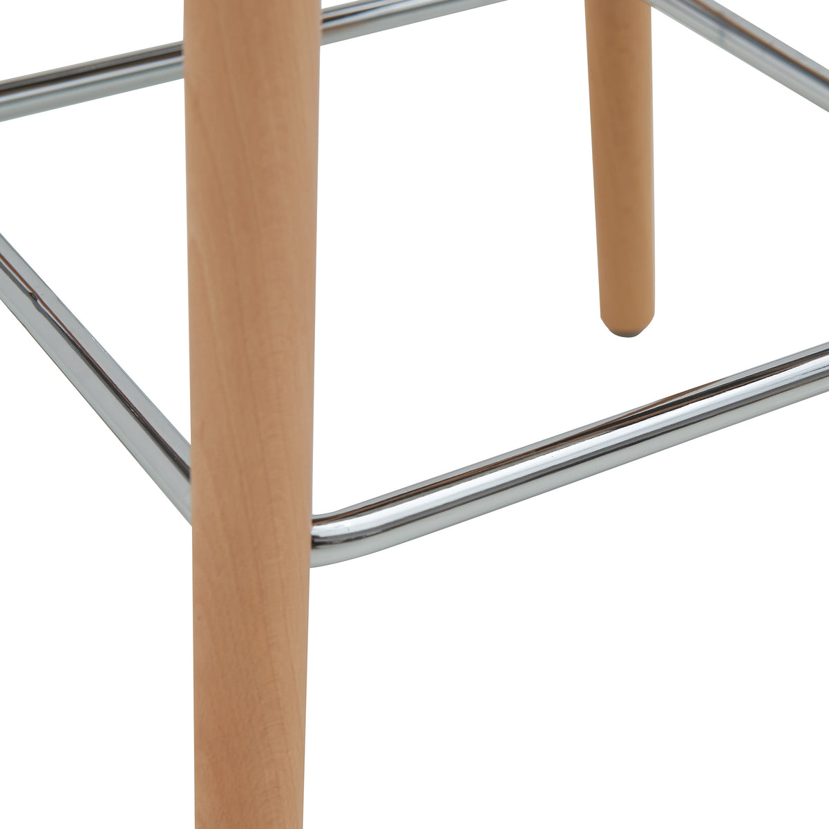 Letos 2pc Bar Stool Dining Chair Dark Grey