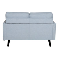 Lexi Fabric Sofa Couch 2 Seater Light Blue