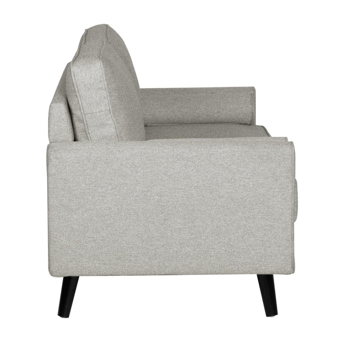 Lexi Fabric Sofa Couch 2 Seater Light Grey